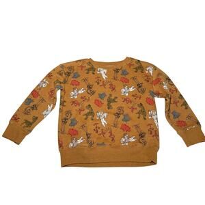 Disney Jumping Beans Toy Story Sweatshirt 5T Mustard Yellow Toddler Kids